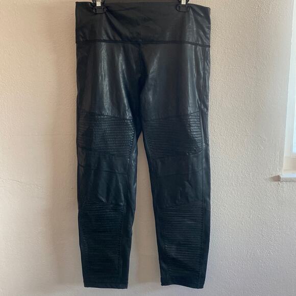 Seven for all mankind pleather leggings Xl - Picture 1 of 5